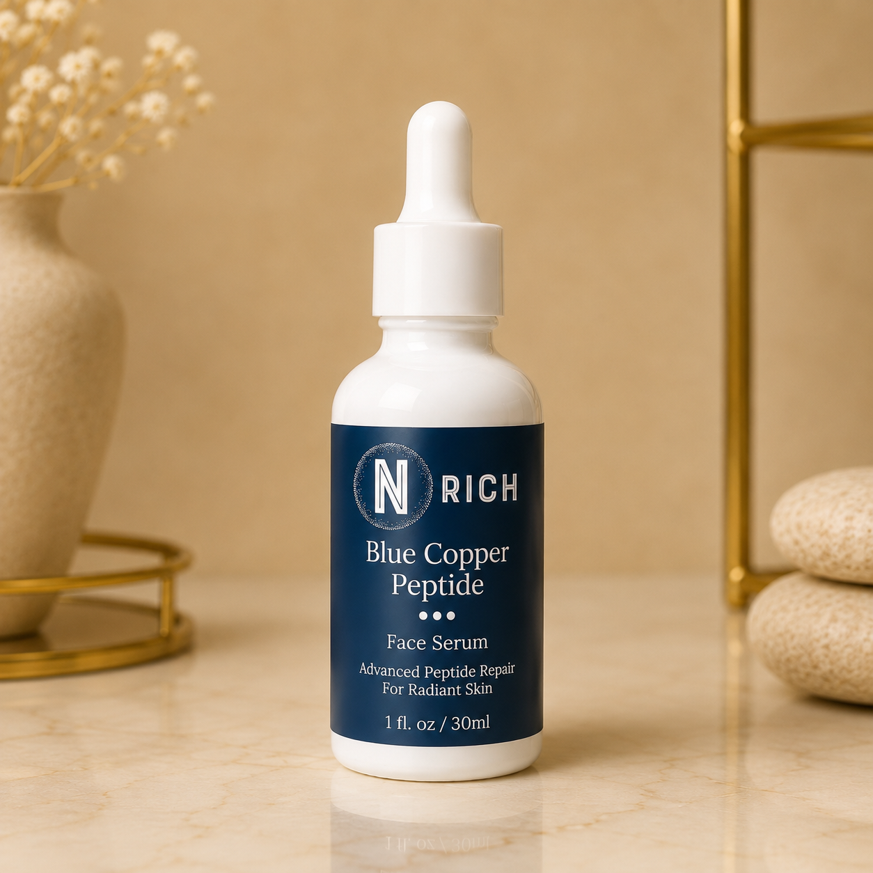 NRICH Blue Copper Peptide Serum, 30ml